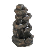 Fountain & Ponds Accessories: Samland GROTTO FALL SOLAR WATER FOUNTAIN WITH LED LIGHTS