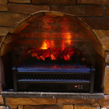 Fire Pit Accessories: Samland ELECTRIC LOG INSERT STOVE HEATER FOR FIREPLACE