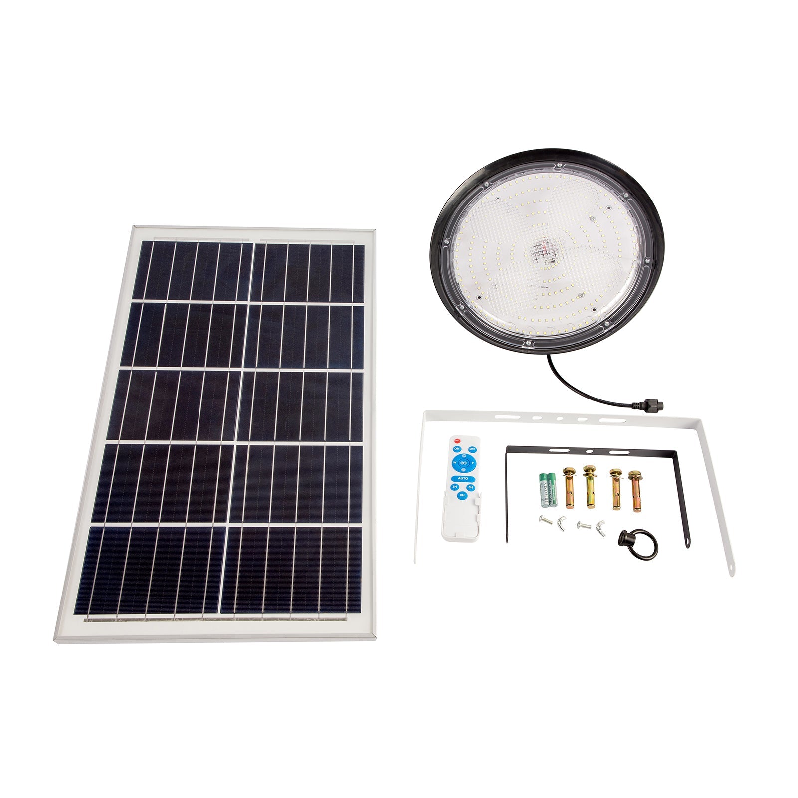 Fountain & Ponds Accessories: Samland Solar Power High Bay Led Light 200W SMD Super Bright Lamp