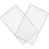 Outdoor Sofas & Lounge Sets: Samland 22x12cm BBQ Grill Mesh Fish Meat Rectangle Net Mat Barbecue Pad for Camping