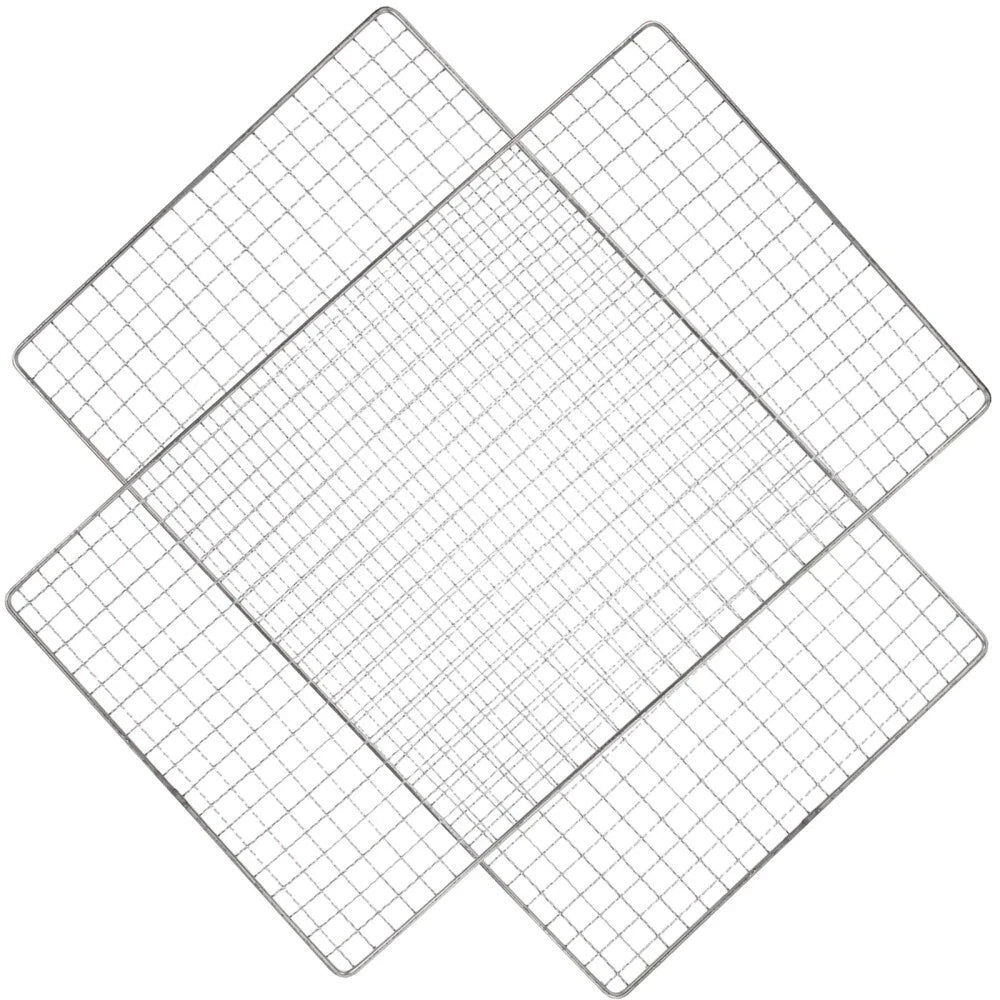 Outdoor Sofas & Lounge Sets: Samland 22x12cm BBQ Grill Mesh Fish Meat Rectangle Net Mat Barbecue Pad for Camping