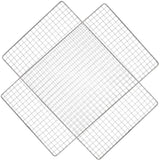 Outdoor Sofas & Lounge Sets: Samland 22x12cm BBQ Grill Mesh Fish Meat Rectangle Net Mat Barbecue Pad for Camping