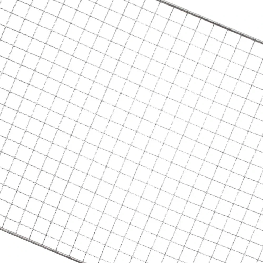 Outdoor Sofas & Lounge Sets: Samland 22x12cm BBQ Grill Mesh Fish Meat Rectangle Net Mat Barbecue Pad for Camping