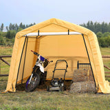 Sheds: Samland Portable Storage Garage Shelter Size 10x10FT