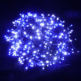 Outdoor Decorations & Lights: Samland 1200 Led Christmas Fairy Light Blue & White