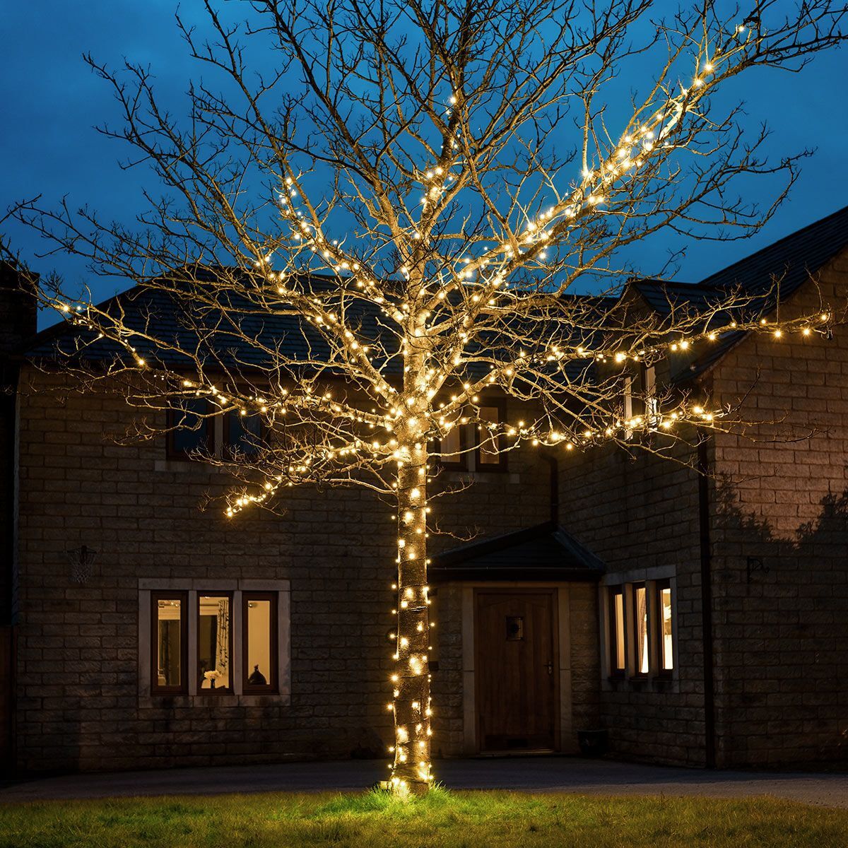 Outdoor Decorations & Lights: Samland 1200 Led Christmas Fairy Light Warm White