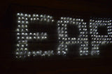 Fence & Gate Accessories: Samland 448 LED Programmable Scrolling Text Message Net Light 2m x 80cm in White