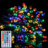 Outdoor Decorations & Lights: Samland 30m 300 Led Dynamic Colour Changing Christmas Fairy Light With Remote Control