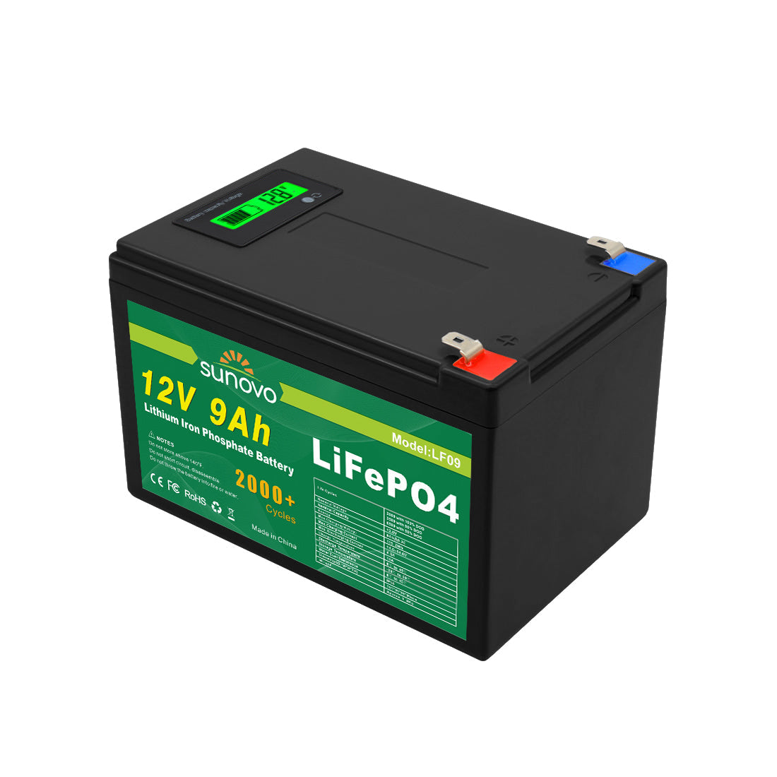 Batteries & Generators: Samland 12V 9AH DEEP CYCLE LIFEPO4 LITHIUM BATTERY RECHARGEABLE