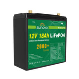 Outdoor Power Equipment: Samland 12V 18AH Deep Circle Lifepo4 Battery Rechargeable Lithium