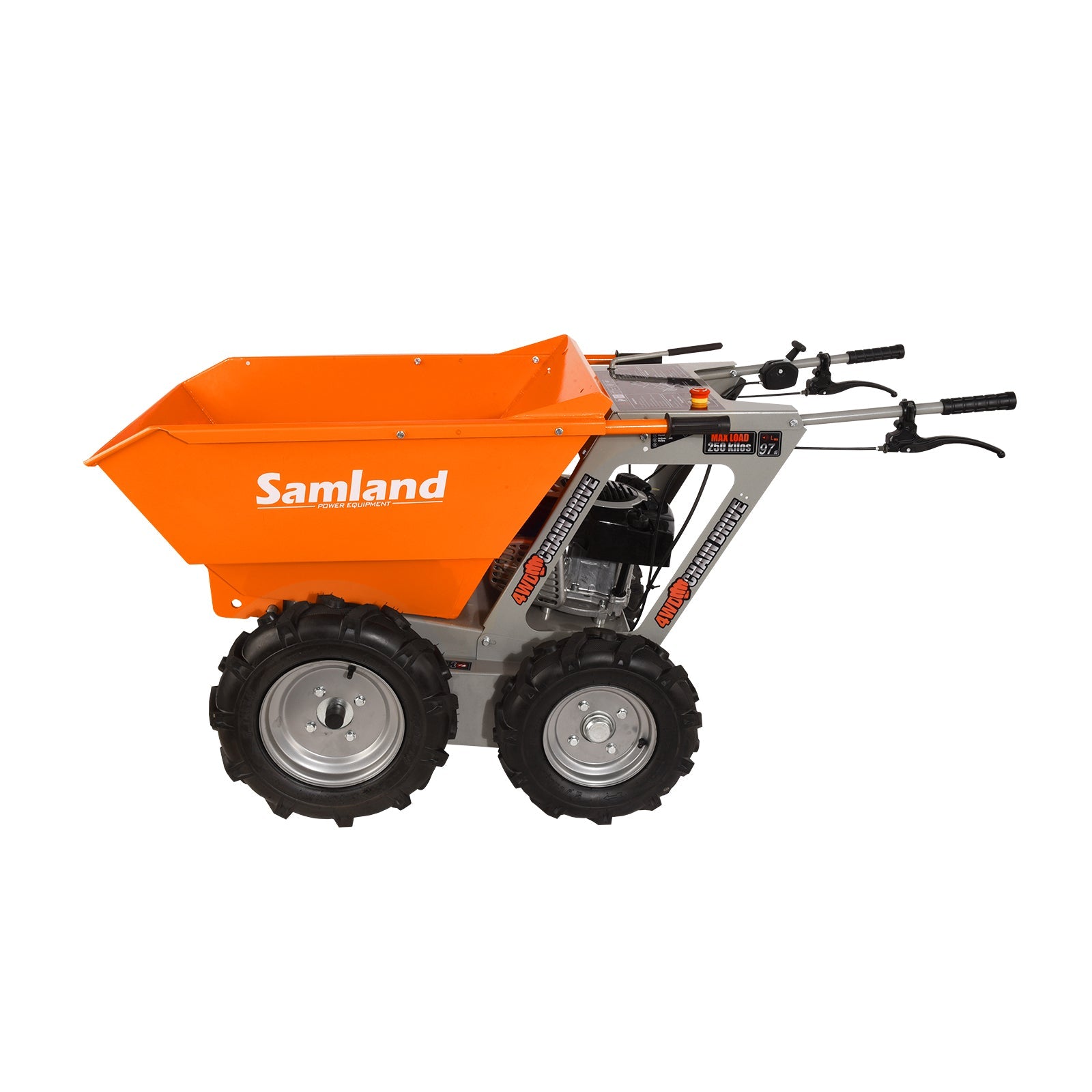 Samland Powered Wheelbarrow, Briggs & Stratton 5.5HP Engine MINI Dumper
