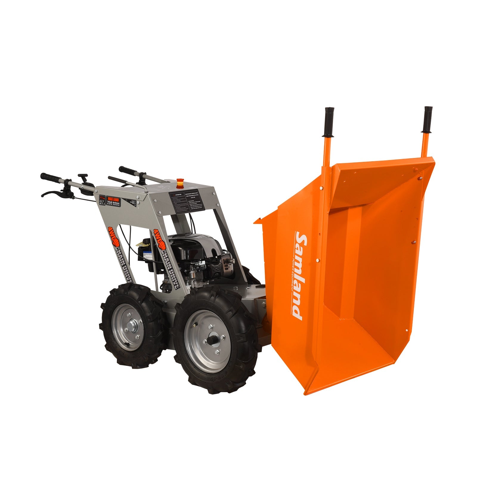 Samland Powered Wheelbarrow, Briggs & Stratton 5.5HP Engine MINI Dumper