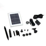 Fountain & Ponds Accessories: Samland 6V 200LPH Solar Pump with Battery Backup Panel for Small Pond Fountain Feature