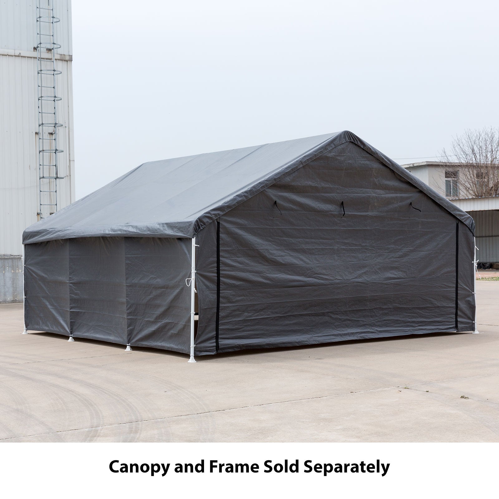 Caravan Accessories: Samland Enclosure Kit (Side Wall Accessory Only) for Portable Double Carport Canopy 18x20FT