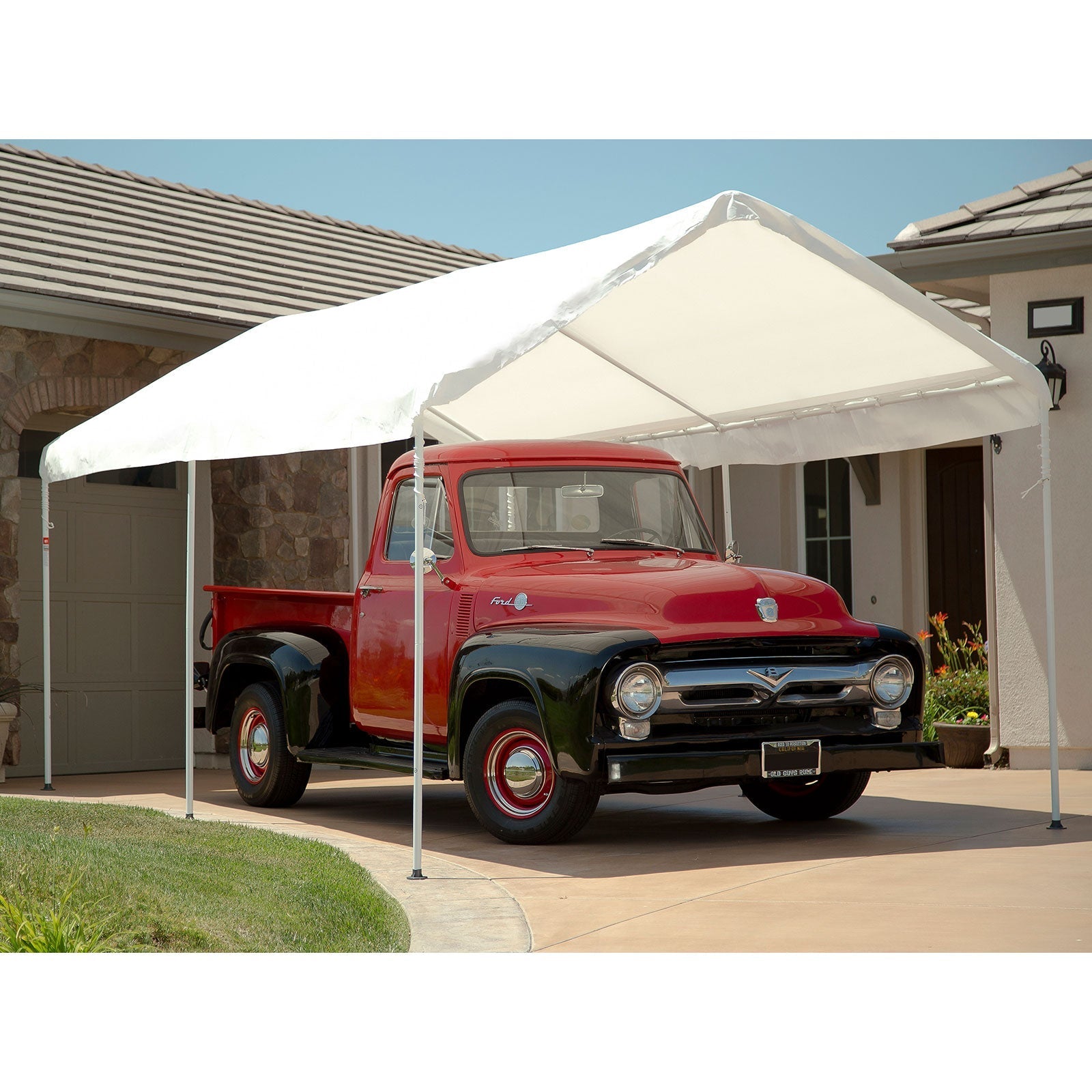 Canopies & Gazebos: Samland Portable Carport Garage Shelter Canopy 10x20FT