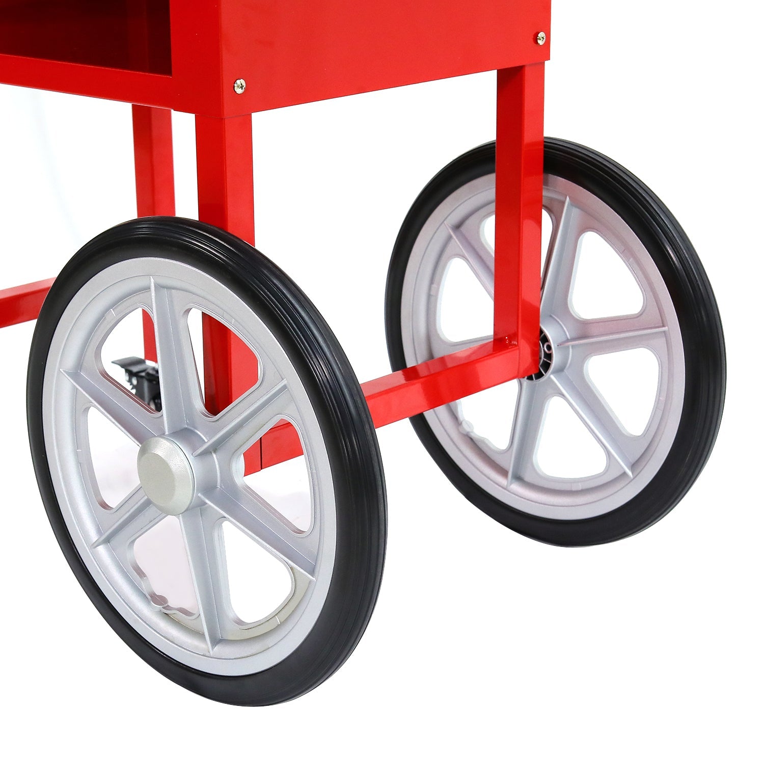 Kitchen & Dining Trolleys: Samland Large Wheeled Cart Trolley for Popcorn Machine