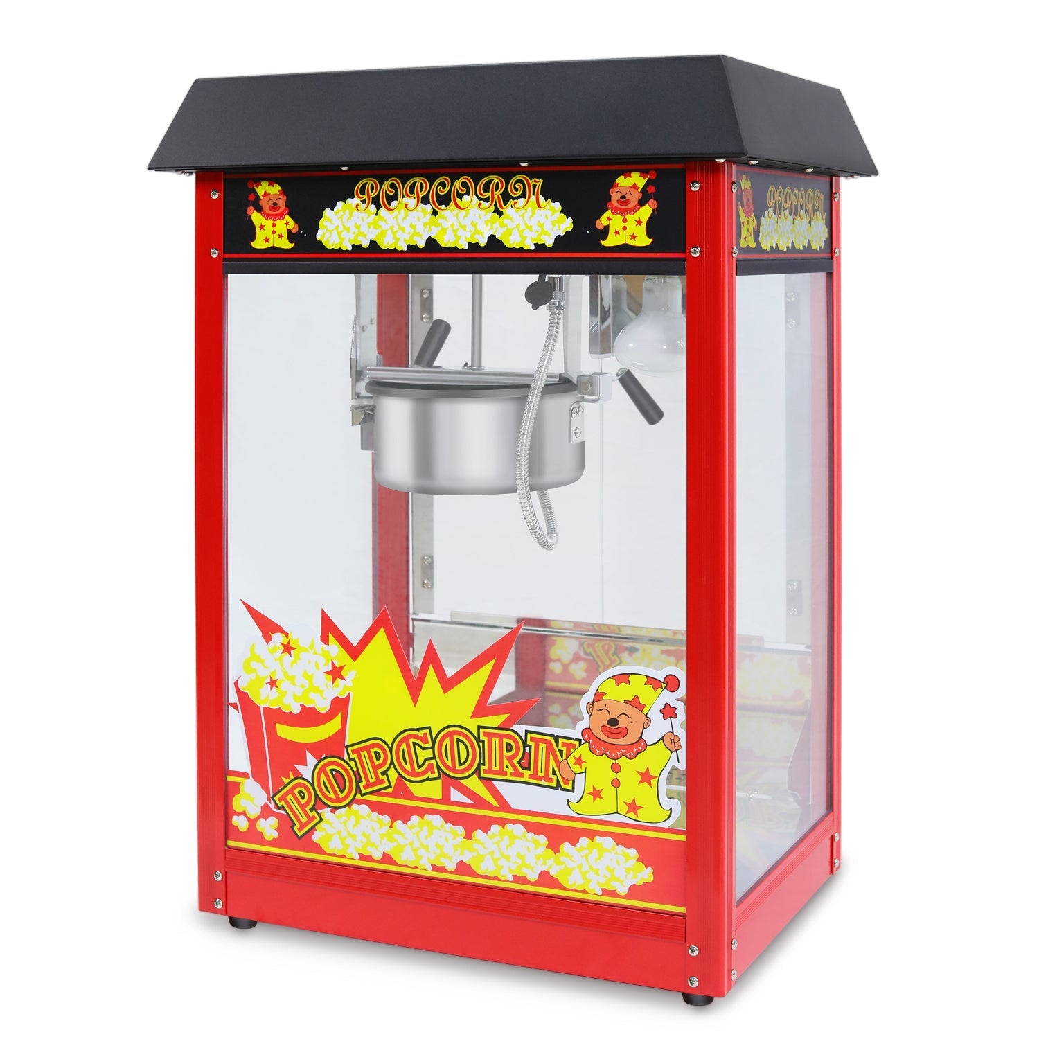 Gardening Tools: Samland 8OZ Popcorn Machine Maker with Warmer Deck 1350W