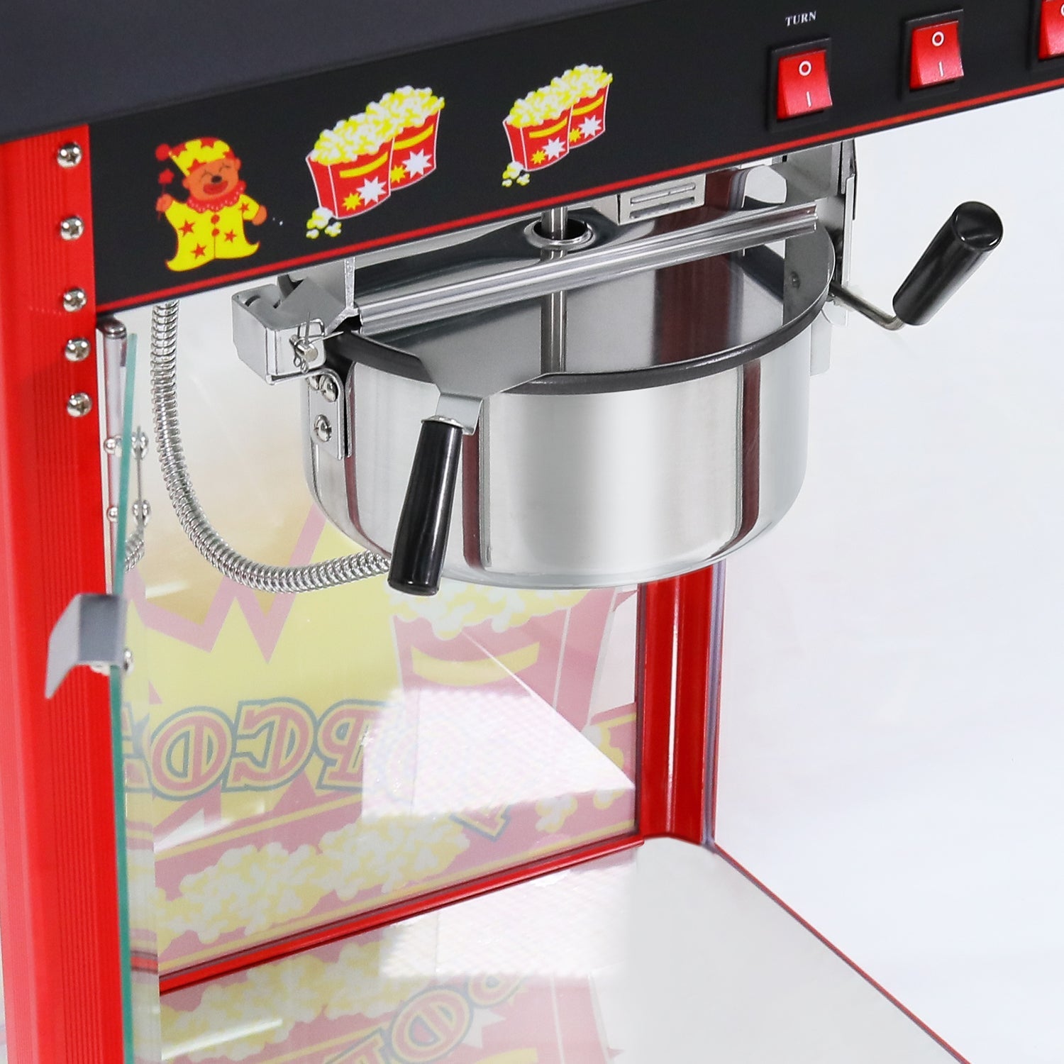 Gardening Tools: Samland 8OZ Popcorn Machine Maker with Warmer Deck 1350W