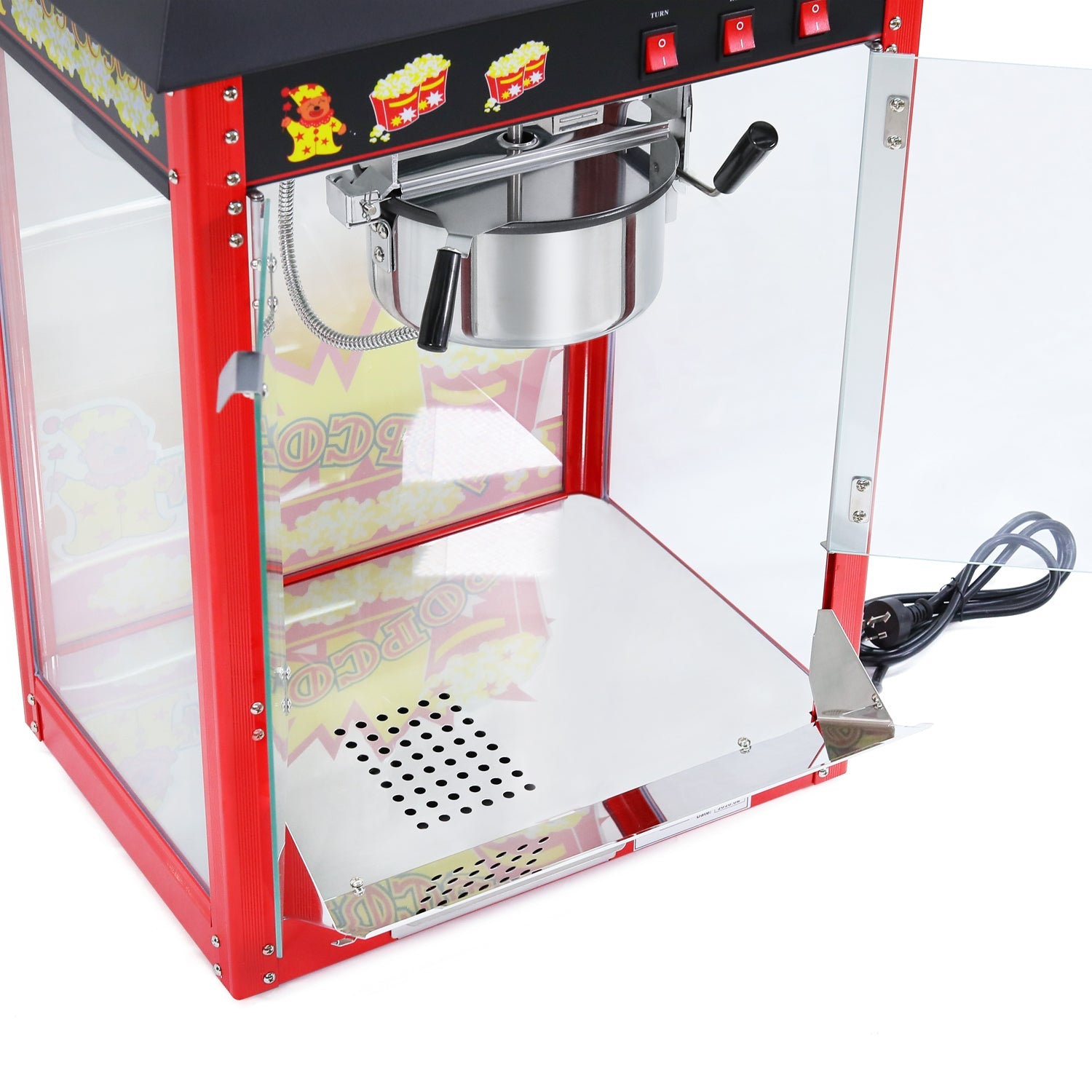 Gardening Tools: Samland 8OZ Popcorn Machine Maker with Warmer Deck 1350W