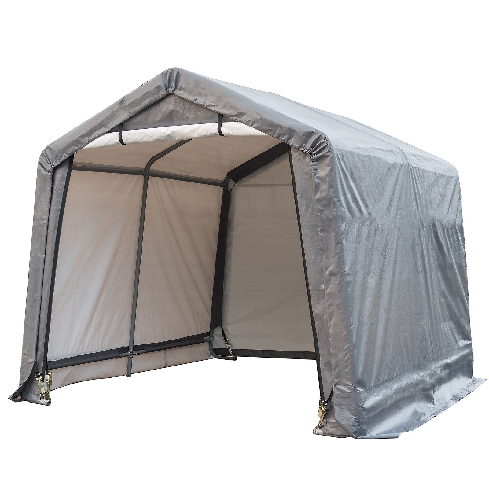Canopies & Gazebos: Samland Replacement Cover Kit for Portable Carport Garage Shed Storage in Size 8X8FT