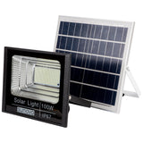 Fountain & Ponds Accessories: Samland 297 Led Solar Flood Light Outdoor with Remote Control 100W Cold White