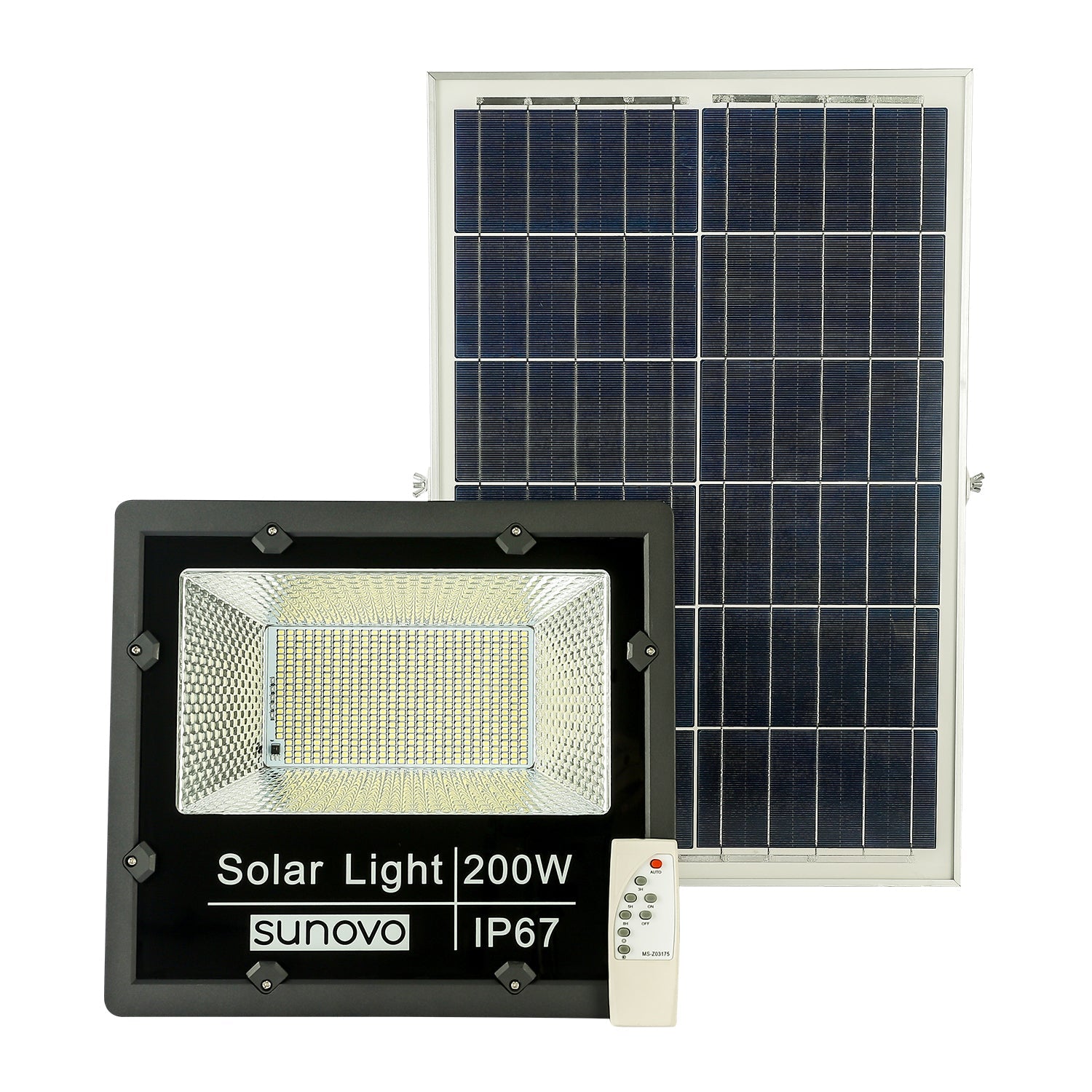 Fountain & Ponds Accessories: Samland 590 Led Solar Flood Light Outdoor with Remote Control 200W Cold White