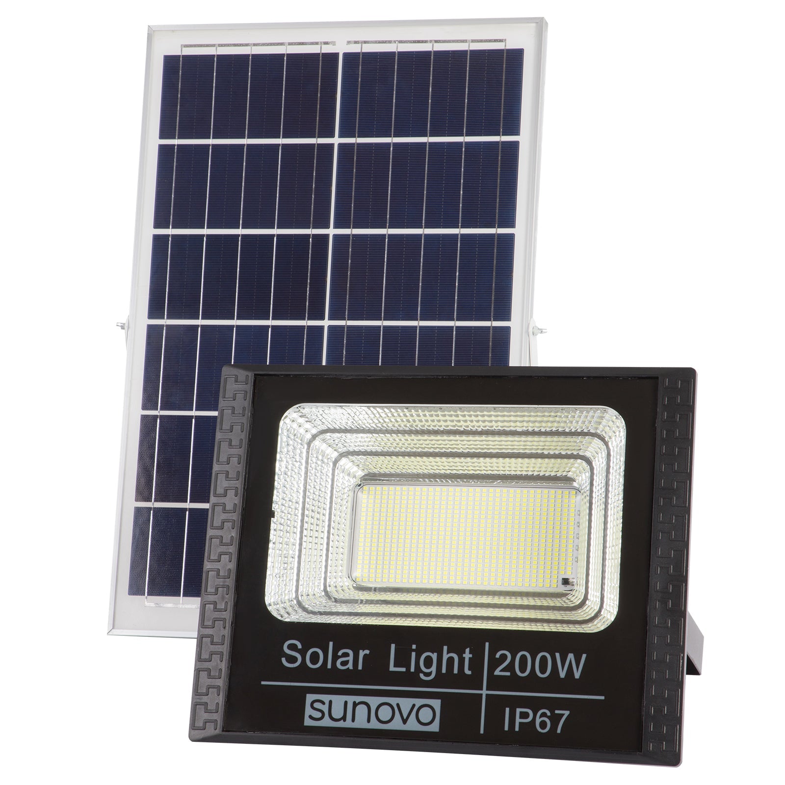 Fountain & Ponds Accessories: Samland 590 Led Solar Flood Light Outdoor with Remote Control 200W Cold White