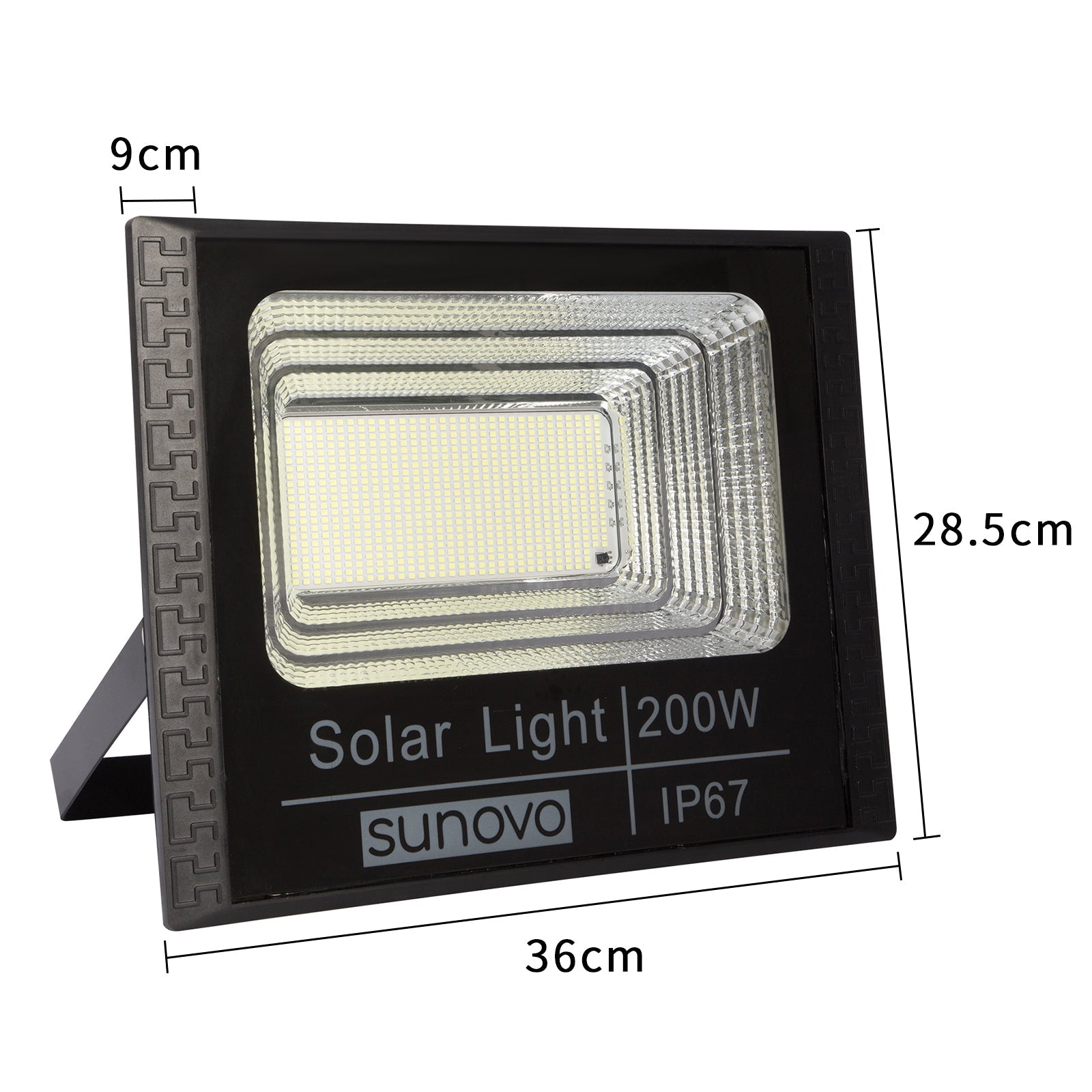 Fountain & Ponds Accessories: Samland 590 Led Solar Flood Light Outdoor with Remote Control 200W Cold White