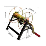 Garden Hoses: Samland GALVANISED STEEL HOSE REEL FOR SPRAYER HOSE UP TO 100M CAPACITY