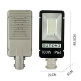 Outdoor Lights: Samland 100W SOLAR GARDEN PATHWAY STREET LIGHT ADJUSTABLE SOLAR PANEL