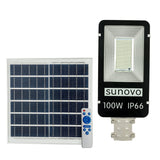 Outdoor Lights: Samland 100W SOLAR GARDEN PATHWAY STREET LIGHT ADJUSTABLE SOLAR PANEL