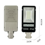Outdoor Lights: Samland 100W SOLAR GARDEN PATHWAY STREET LIGHT ADJUSTABLE SOLAR PANEL