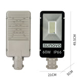 Outdoor Lights: Samland 60W SOLAR GARDEN PATHWAY STREET LIGHT ADJUSTABLE SOLAR PANEL