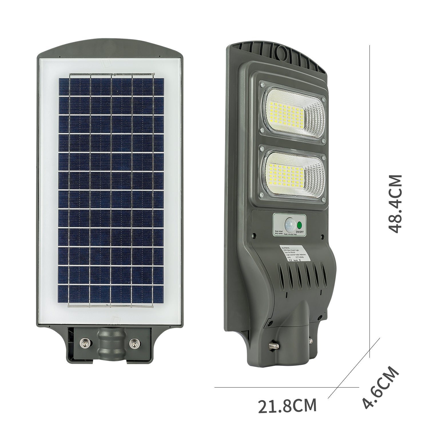 Outdoor Lights: Samland 60W SOLAR PIR GARDEN LIGHT WITH MOTION SENSOR