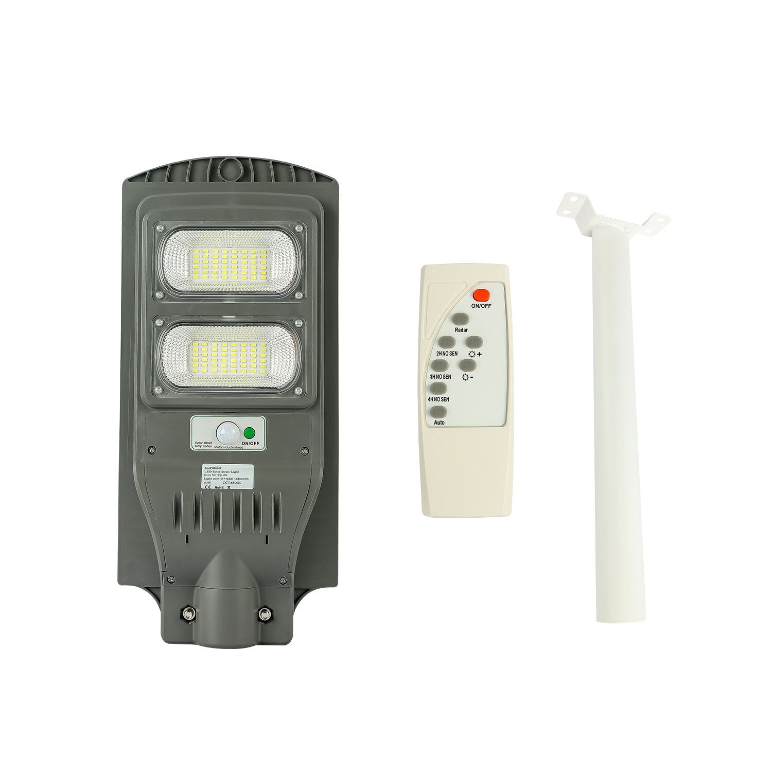 Outdoor Lights: Samland 60W SOLAR PIR GARDEN LIGHT WITH MOTION SENSOR