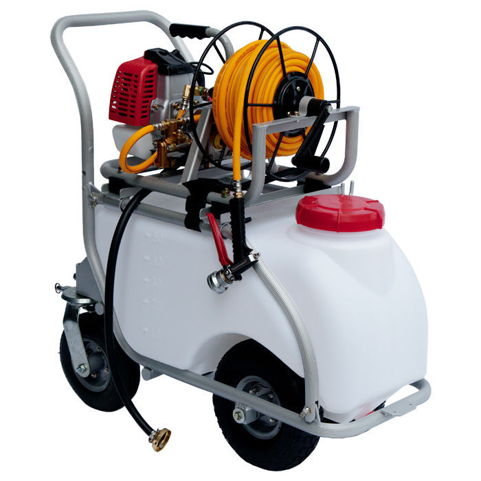 Herbicides: Samland 50L SPRAYER KIT WITH ALUMINIUM TROLLEY FOR WEED SPRAY OR PEST CONTROL