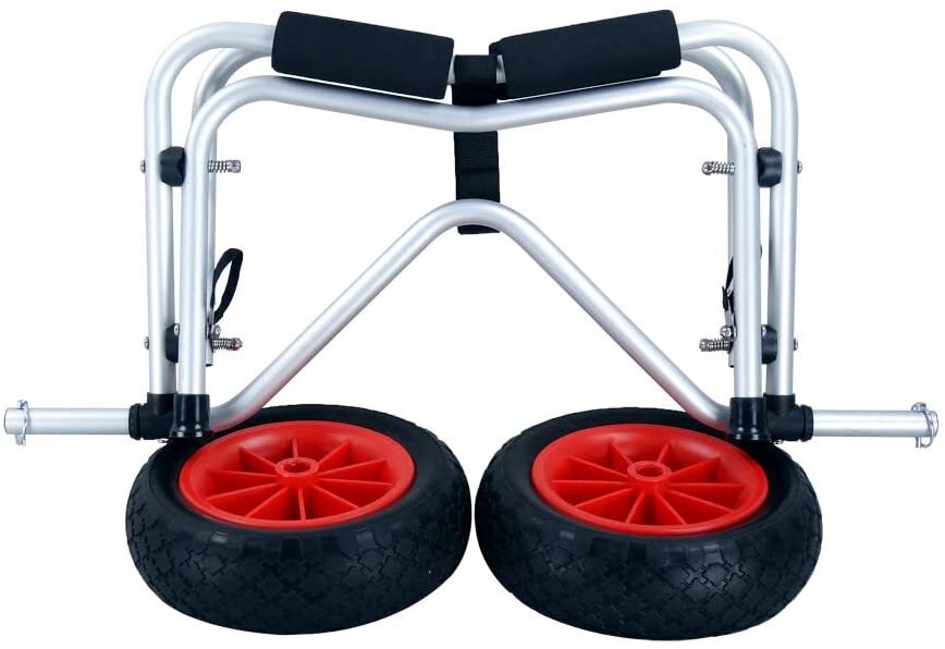 Kitchen & Dining Trolleys: Samland Trolley Cart with Wheels Carrier for Kayak Canoe-TrolleyB