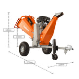Chainsaws: Samland 15hp Loncin Gasoline Engine Powered Tree Branch Wood Chipper Shredder (WC420)