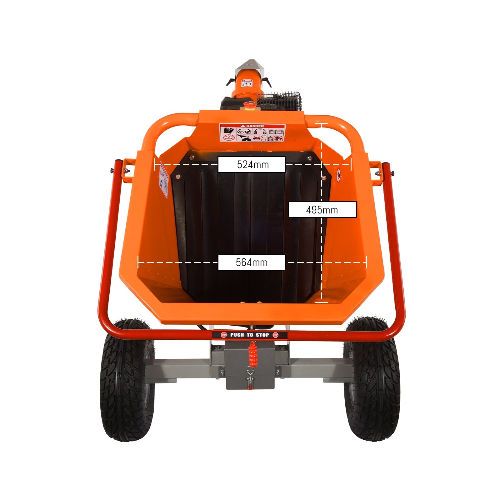 Chainsaws: Samland 15hp Loncin Gasoline Engine Powered Tree Branch Wood Chipper Shredder (WC420)