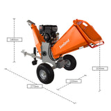Chainsaws: Samland 13.5hp B&S Gasoline Engine Tree Branch Wood Chipper Shredder (WC420BS)