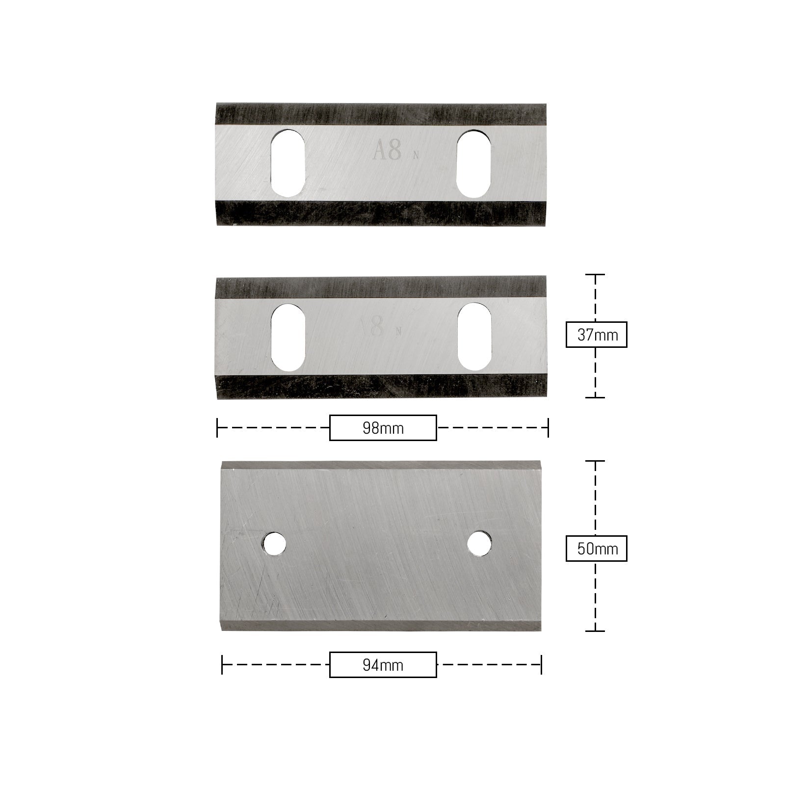 Tool Blades: Samland Blade Set for MINI Wood Chipper [Model: WC50/WC50BS]