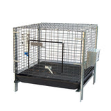 Small Animal Habitats & Cages: Samland Stackable Rabbit Cage with Feeder Water Bottle
