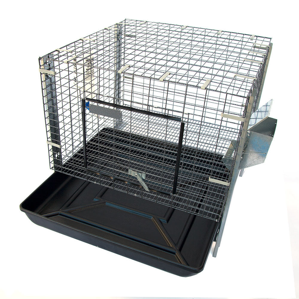 Small Animal Habitats & Cages: Samland Stackable Rabbit Cage with Feeder Water Bottle
