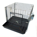 Small Animal Habitats & Cages: Samland Stackable Rabbit Cage with Feeder Water Bottle