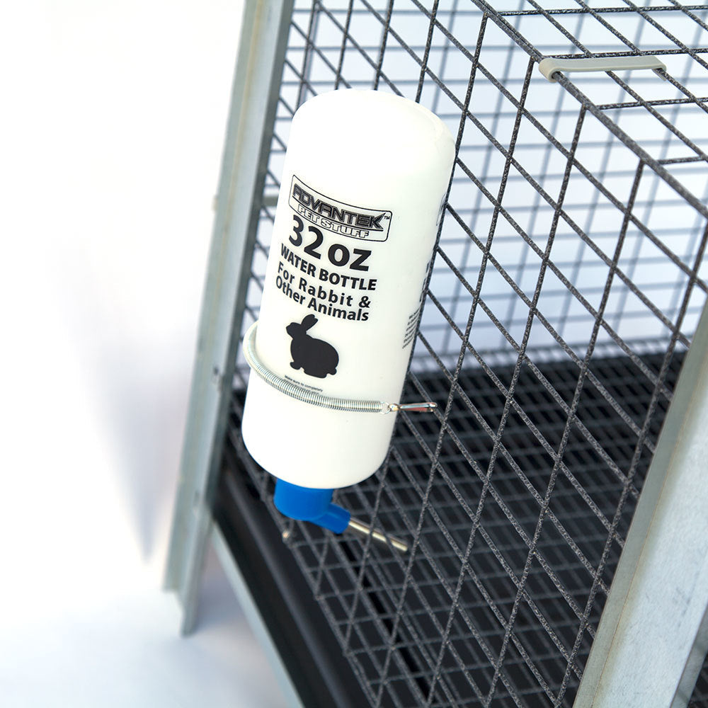 Small Animal Habitats & Cages: Samland Stackable Rabbit Cage with Feeder Water Bottle