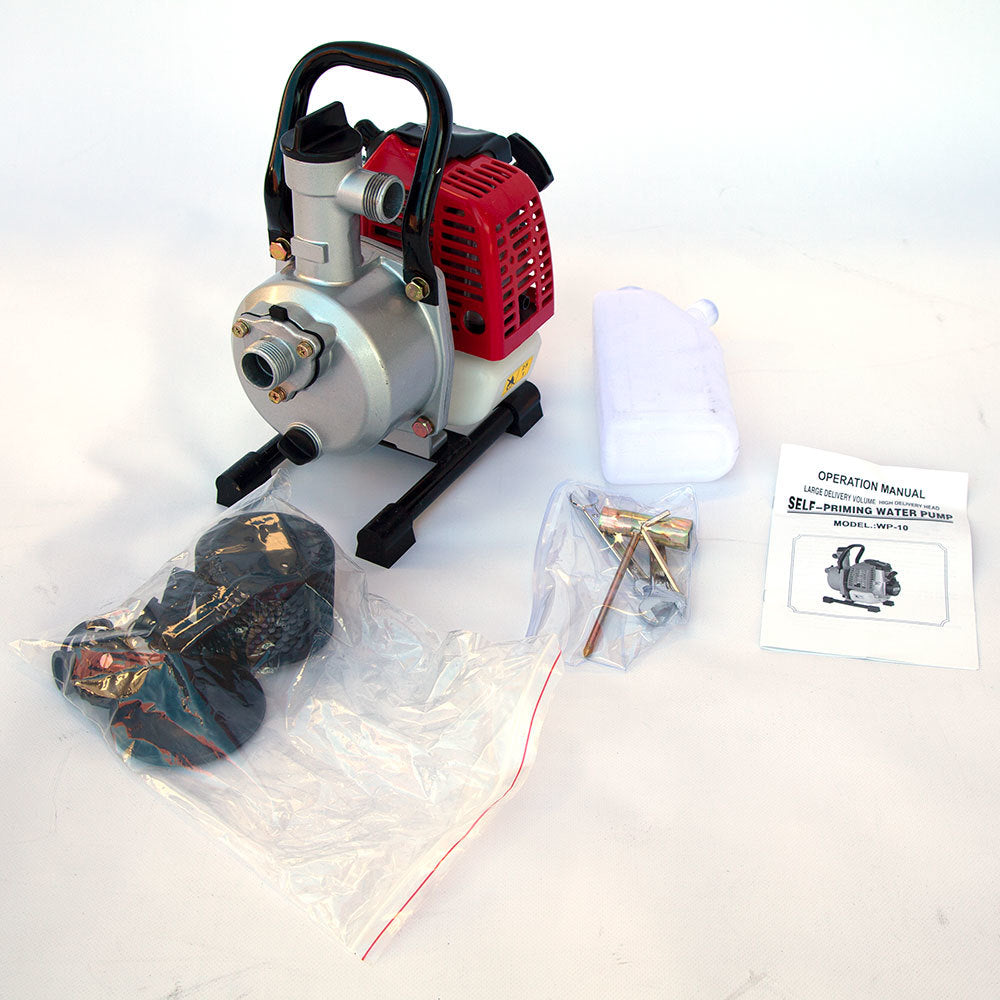 Fuel & Exhaust: Samland WP-10 1 Inch Portable Water Pump 1HP 2 Stroke Petrol Power