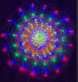 Outdoor Decorations & Lights: Samland Led Round Circle Wave Effect Fairy Light for Christmas Decoration-256RD