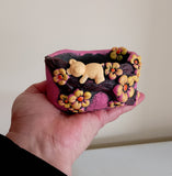 Cute, hand painted bear succulent pot. Random design