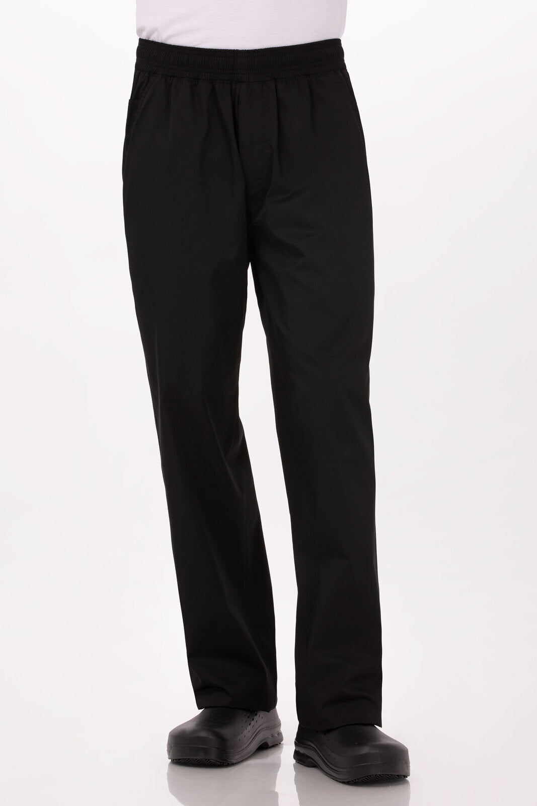Women's Bottoms: Lightweight Black XXL Baggy Pants by Chef Works
