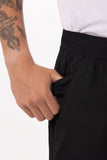 Women's Bottoms: Lightweight Black XXL Baggy Pants by Chef Works